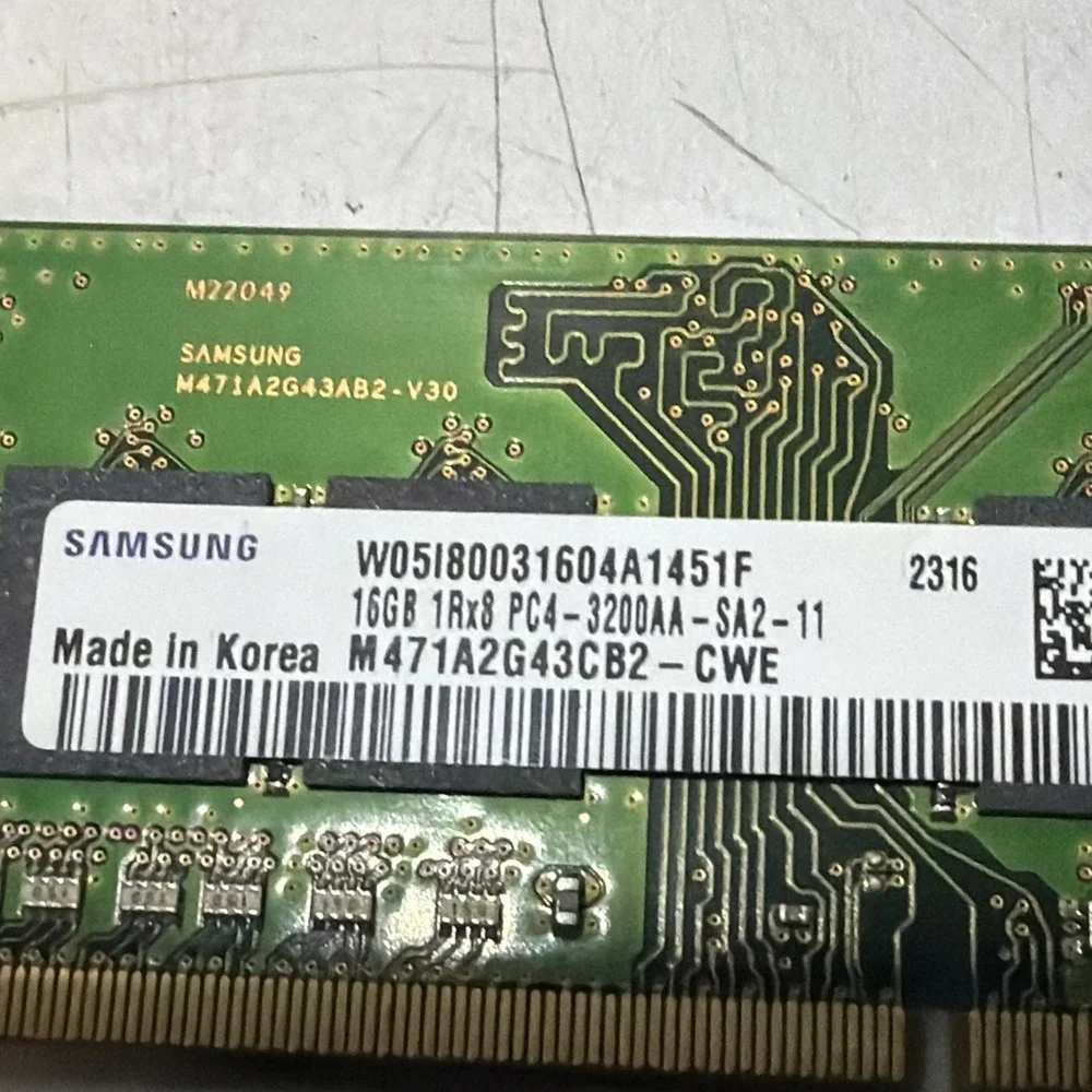 (Lot Of 2) 16gb PC4 Laptop Ram